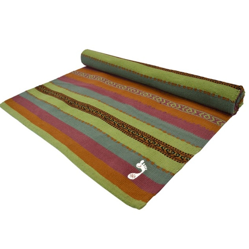 Barefoot yoga rug